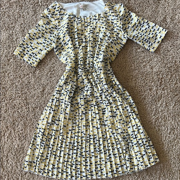 Daniel Cremieux Navy and Dress with Sailor Collar and great horse detail! - Picture 1 of 2